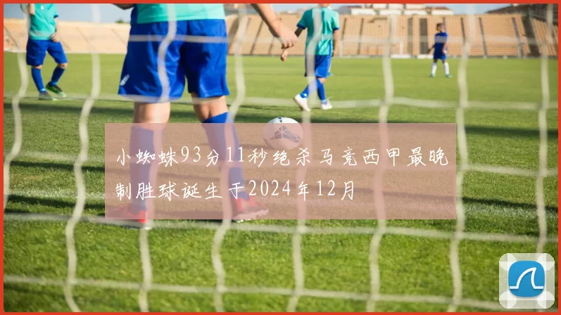 小蜘蛛93分11秒绝杀马竞西甲最晚制胜球诞生于2024年12月